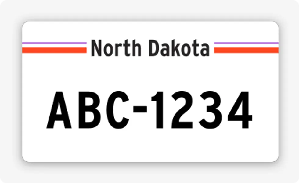 license plate lookup North Dakota
